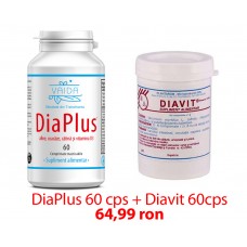 Pachet Diaplus + Diavit, Tratament Natural Eficient Pentru Diabet